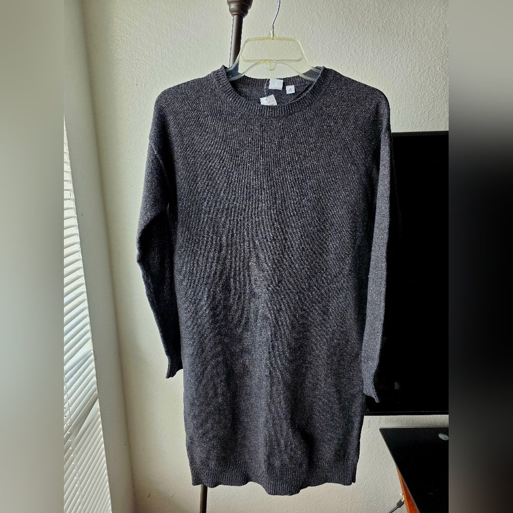 GAP Gray Knit Sweater Dress NWT  Size XS/S